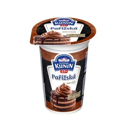 MLÉKÁRNA KUNÍN Šlehačka pařížská 27 % 10 x