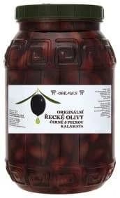 HERMES Olivy černé Kalamata s peckou chlaz.