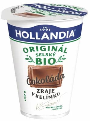 Hollandia BIO Selský jogurt čokoláda 2,8%