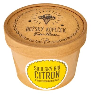 Božský kopeček BIO Sicilský citron s citronovou kůrou