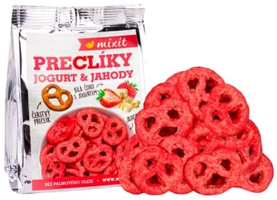 Mixit Preclíky do kapsy - Jogurtová čokoláda s jahodami