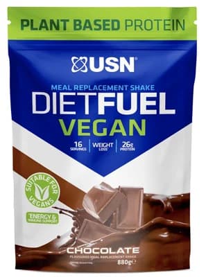 USN (Ultimate Sports Nutrition) USN Diet Fuel Vegan - čokoláda VÝPRODEJ 3.2025