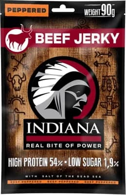 Indiana Jerky Hovězí Peppered
