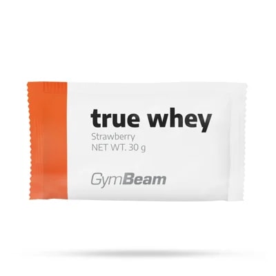 GymBeam Vzorek True Whey jahoda