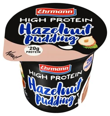 Ehrmann High Protein pudding lískový ořech