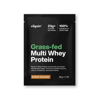 Vilgain Grass-Fed Multi Whey Protein – slaný karamel