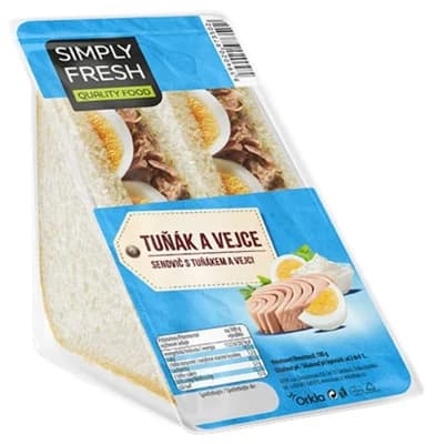 Simply fresh Sendvič Tuňák a vejce