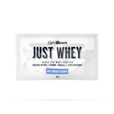 GymBeam Vzorek proteinu Just Whey bílá čokoláda kokos
