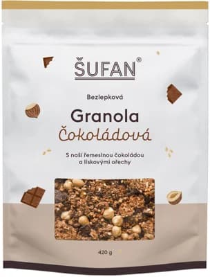 Šufan Granola čokoládová bez lepku