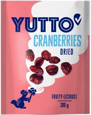 Yutto Americká brusinka (Klikva velkoplodá) sušená