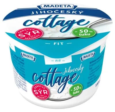 Madeta Jihočeský cottage sýr Fit