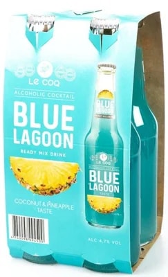 Le COQ Blue Lagoon 4,7% 4x330ml
