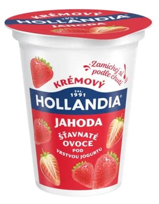 Hollandia Krémový jogurt jahoda