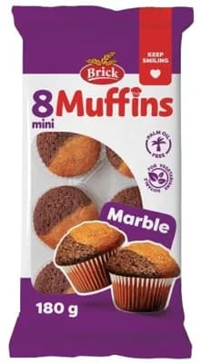 Brick Mini muffiny mramorové