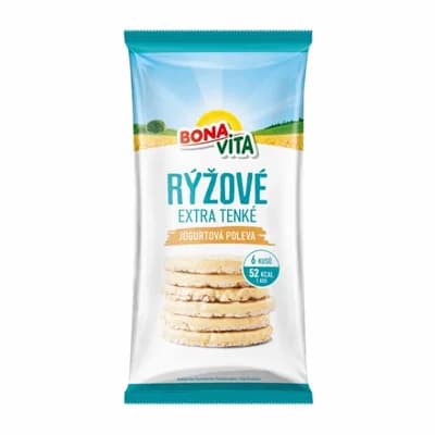 BONAVITA Rýžový chlebíček s jogurtovou polevou