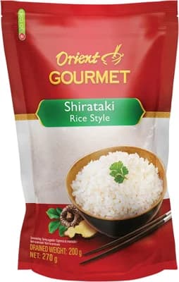 Orient Gourmet Shirataki konjak nudle ve tvaru rýže