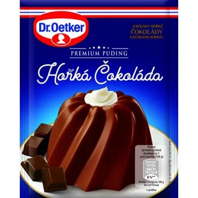Dr. Oetker Premium Puding hořká čokoláda