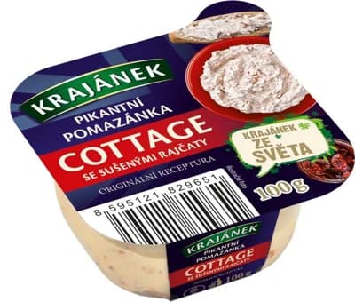 Krajánek Pomazánka cottage se sušenými rajčaty pikantní