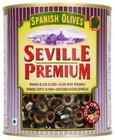 SEVILLE PREMIUM Olivy černé krájené