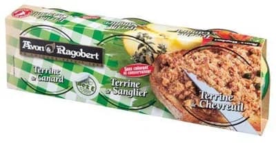 Avon&Ragobert Myslivecké trio paštiky 3x75g