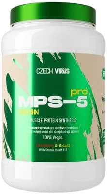 Czech Virus Vícesložkový protein MPS-5 PRO Vegan - banán/jahoda
