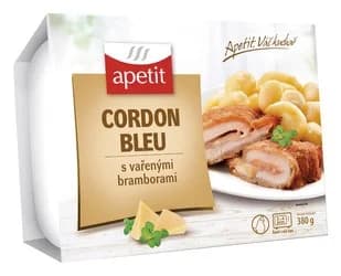 Apetit Cordon bleu s vařeným bramborem chlaz.
