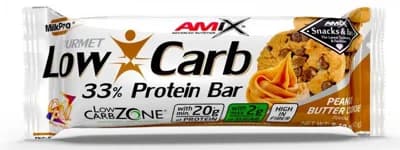 Amix Nutrition Amix Low Carb 33% Protein bar - peanut butter cookie