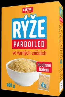 Menu Gold Rýže parboiled ve varných sáčcích 4x100g