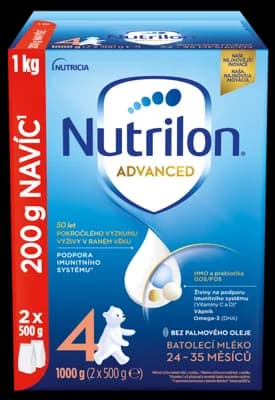 Nutrilon 4 Advanced batolecí mléko od uk. 24. měsíce