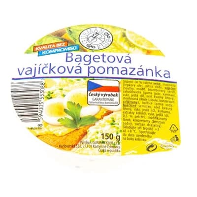 Pomazánka bagetová vajíčková chlaz. 150 g