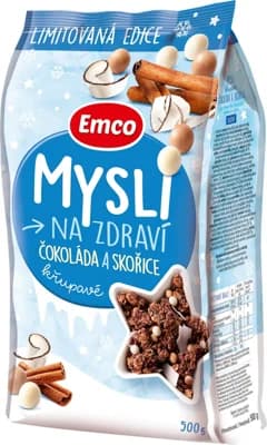 Emco Mysli čokoláda a skořice zimní limitovaná edice