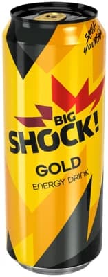 Big Shock! Gold energetický nápoj plech