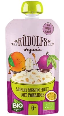 Rudolfs BIO Kapsička mango a celozrnná ovesná kaše