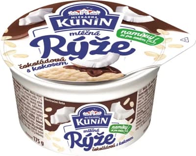 Mlékárna Kunín Mléčná rýže čokoládová s kokosem