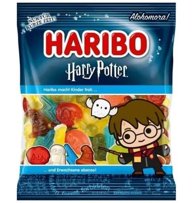 HARIBO Harry Potter - Želé s ovocnou a kolovou příchutí