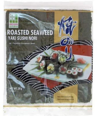 JHFoods Pražená mořská řasa Yaki Sushi Nori Golden