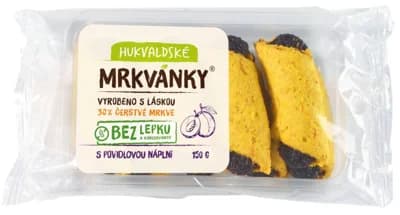 Hukvaldské Mrkvánky bezlepkové s povidlovou náplní