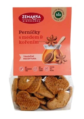 Biopekárna Zemanka BIO Perníčky s medem
