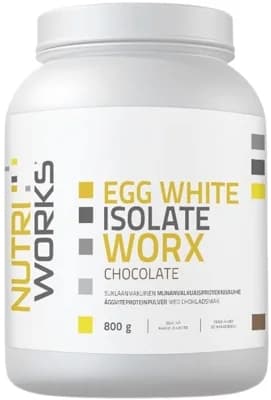 Nutriworks Egg White Isolate Worx - čokoláda