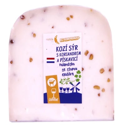 Rohlik.cz Kozí sýr s koriandrem a pískavicí výkroj