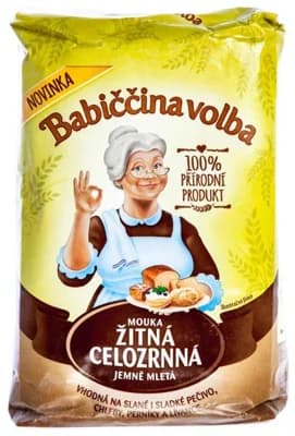 Mouka žitná celozrnná hladká Pernerka