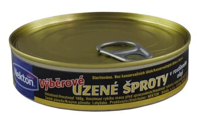 Nekton Šproty uzené výběrové