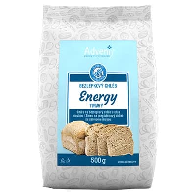 ADVENI Bezlepkový chléb ENERGY s chia