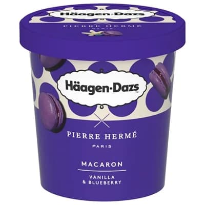 Häagen-Dazs Makronky Vanilka borůvky mraž.