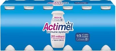 Actimel Probiotický nápoj bílý 12×100 g