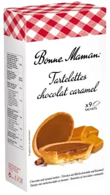 Bonne Maman Tartelettes čokoládové sušenky s karamelem