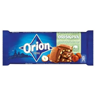 Orion Čokoláda oříšková 18 x