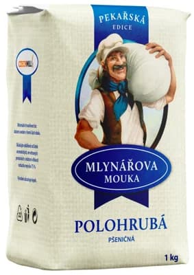 Mlynářova mouka pšeničná polohrubá