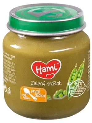 Hami Zelený hrášek - První lžička 4m+