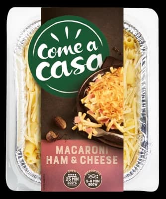 Come a Casa Zapečené makarony se šunkou a sýrem